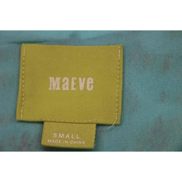 Maeve 100% Silk Ombre Shift Long Split Sleeve Dress-Small-Pockets-Lined - Picture 6 of 11